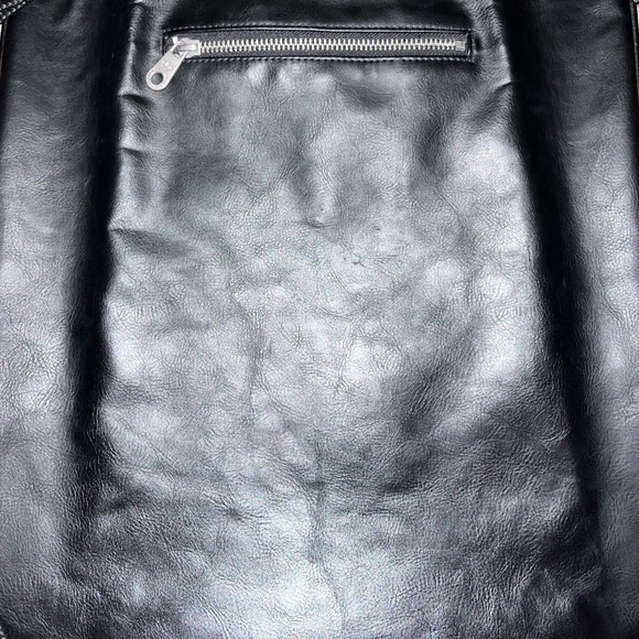 Adidas Faux Leather Drawstring Backpack - Picture 8 of 9